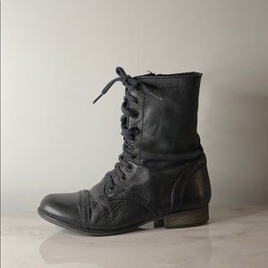 Leather Combat Boots